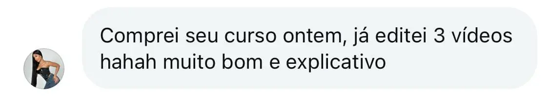 Print de comentário de aluna sobre o FEC, 3 de 16